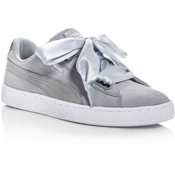 puma basket heart suede